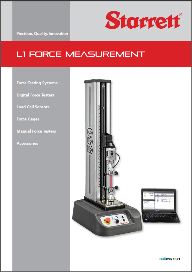 Starrett - L1 Force Measurement